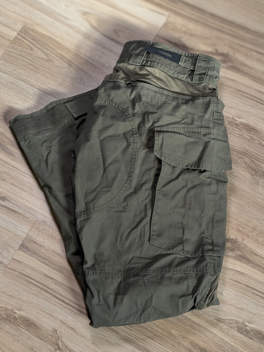 100Gear Tactical Hiking Outdoor Cargo Work Pants Olive Green
